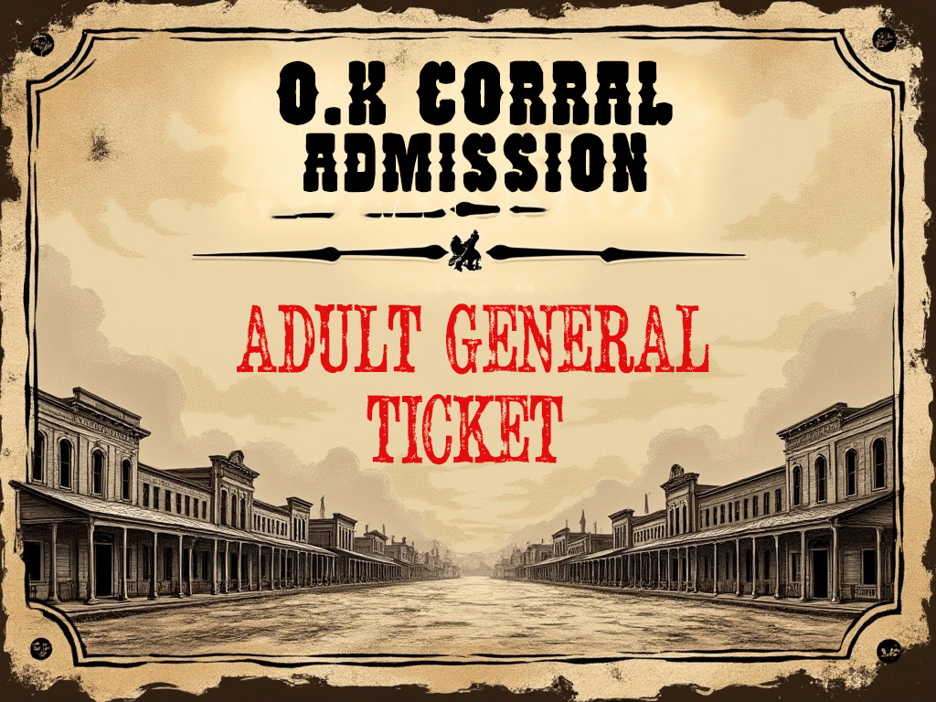 OK Corral Adult-General-Ticket