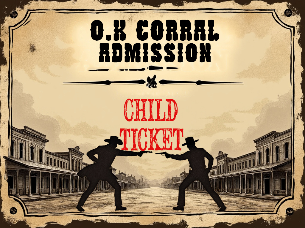 OK Corral Child-Ticket